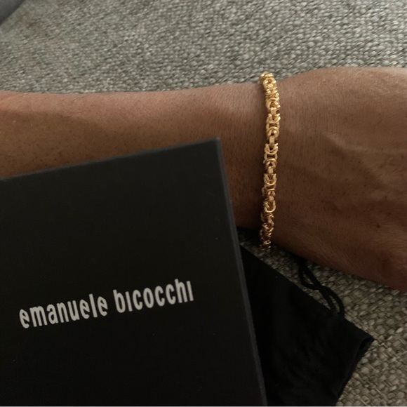NEW WITH TAG  EMANUELE BICOCCHI french-rope chain bracelet - Picture 12 of 13